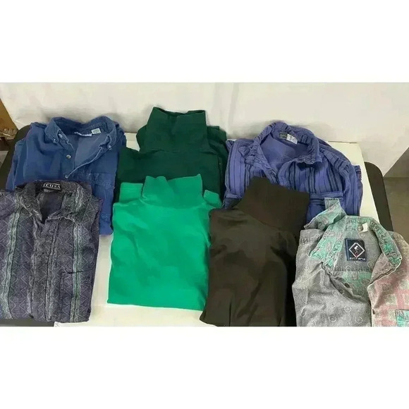 VTG Lot of 7 Men's Shirts Reseller Clothing Top Bundle 90s - Picture 1 of 11